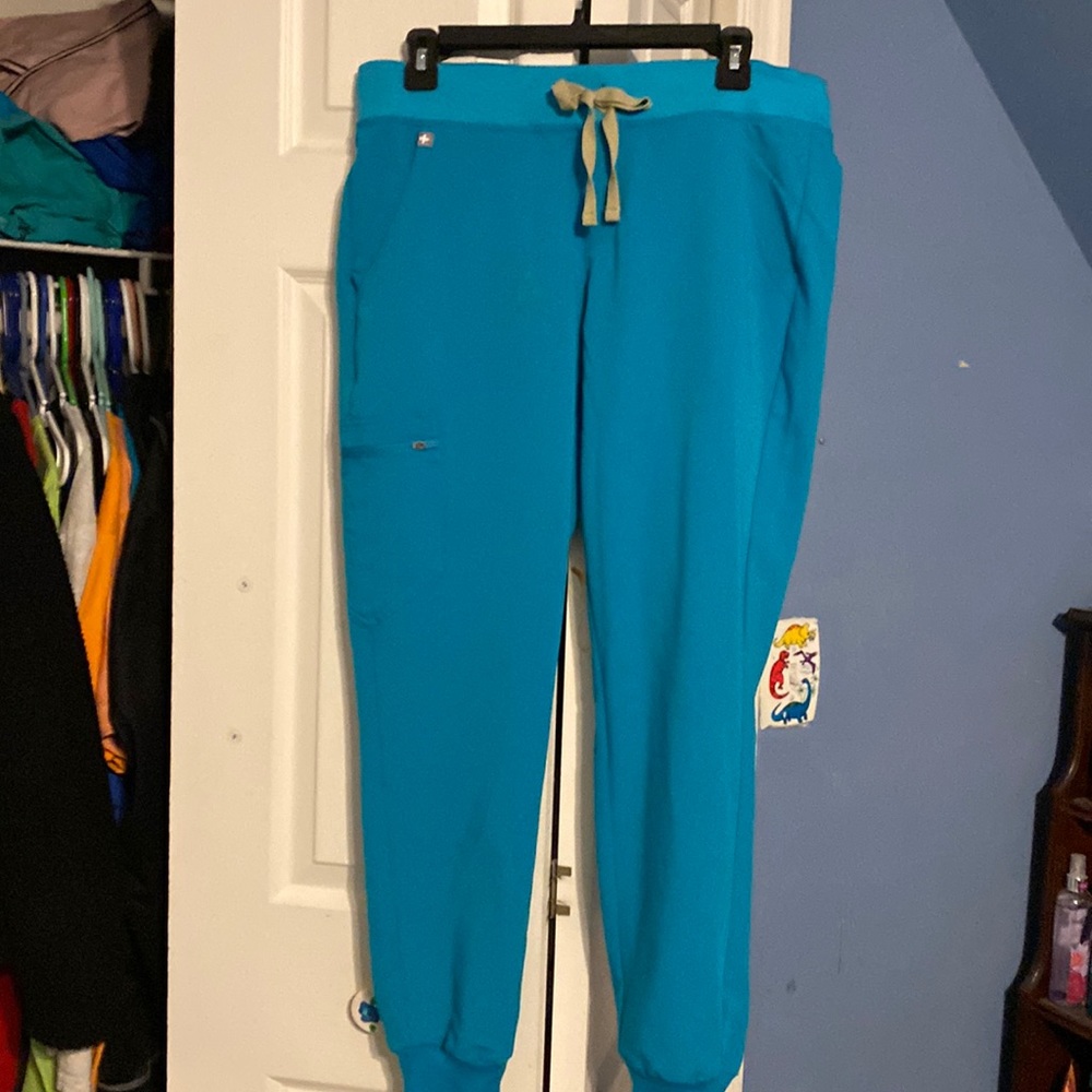 Womens medium joggers Teal never worn